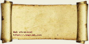 Hana Dokmanović vizit kartica